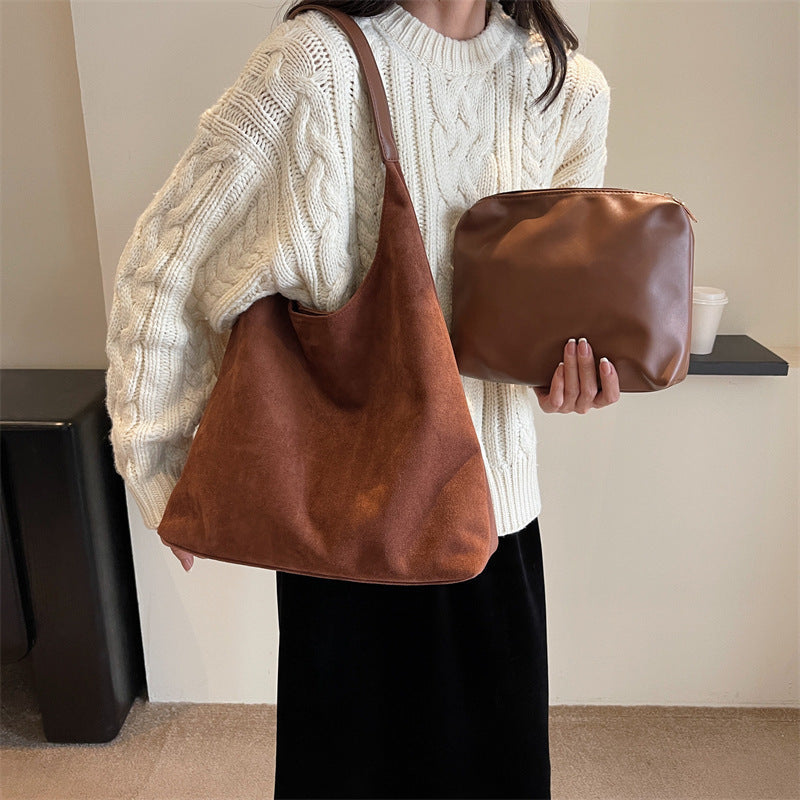 Feya | Bolso de hombro de suave ante
