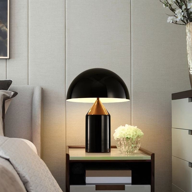 Lámpara de Mesa de Noche Decorativa en Forma de Hongo