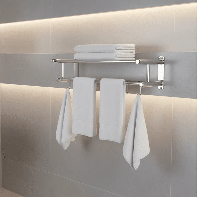 STEELRACK – Soporte de Toalla de Acero Inoxidable Ahorra Espacio y Elegante