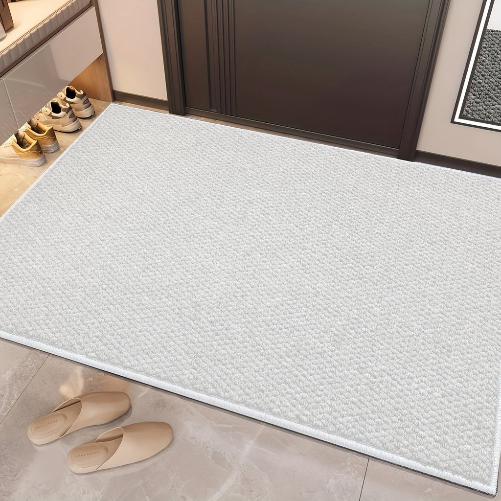 LUMEDWELL - Alfombra de Entrada Decorativa con Diseño de Piña y Superficie Texturizada Antideslizante