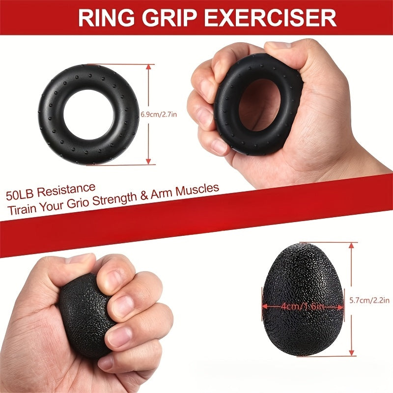 GRIPMAX – Set Completo de Entrenamiento de Fuerza de Mano para Potencia de Agarre y Antebrazo