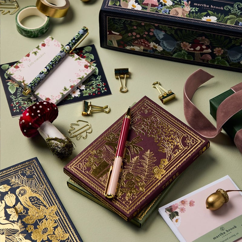 JollyJournals - Calendario de Adviento con artículos de escritura 24 sorpresas
