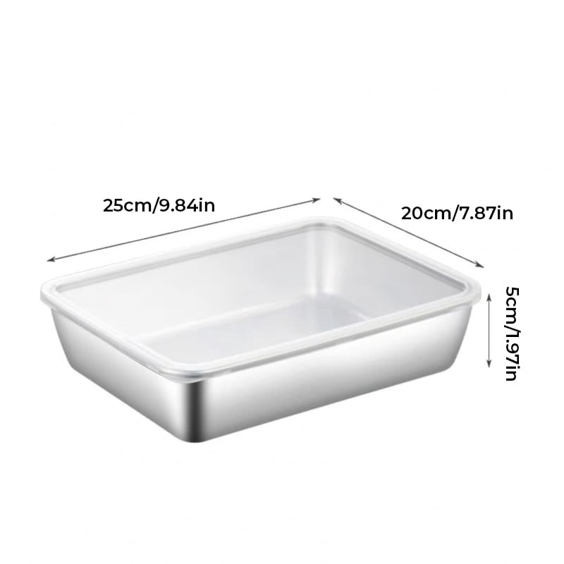 Contenedor de Almacenamiento de Alimentos de Acero Inoxidable