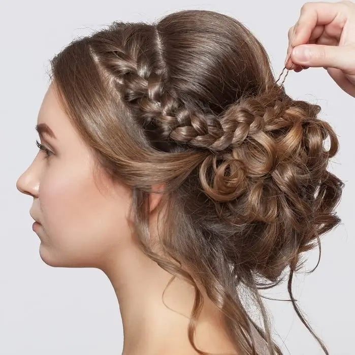 GlamBun™ – Moño desordenado con rizos | 1+1 GRATIS