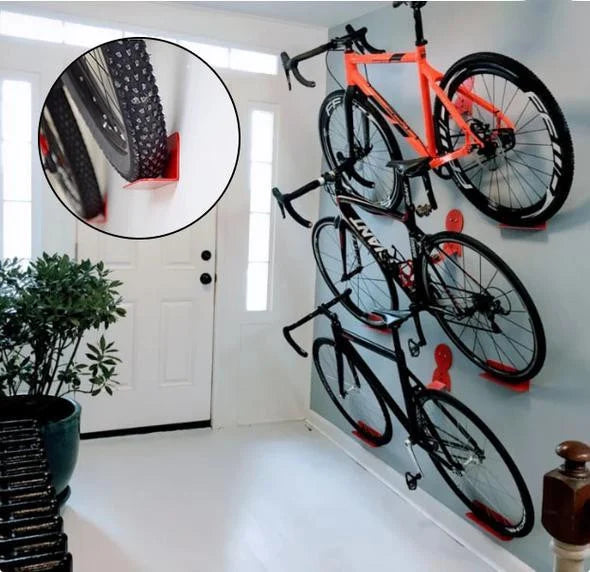 Kalsten | Gancho para Bicicleta WallGrip – Soporte de Pared para Bicicletas de Acero que Ahorra Espacio