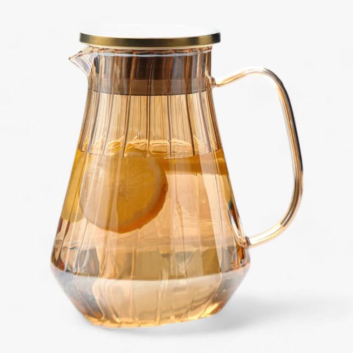 Lisslune | Jarra de cristal de 1.5L para bebidas calientes y frías