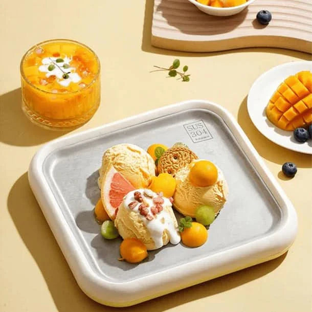 Máquina de Helados Casera – Placa Fría Antiadherente