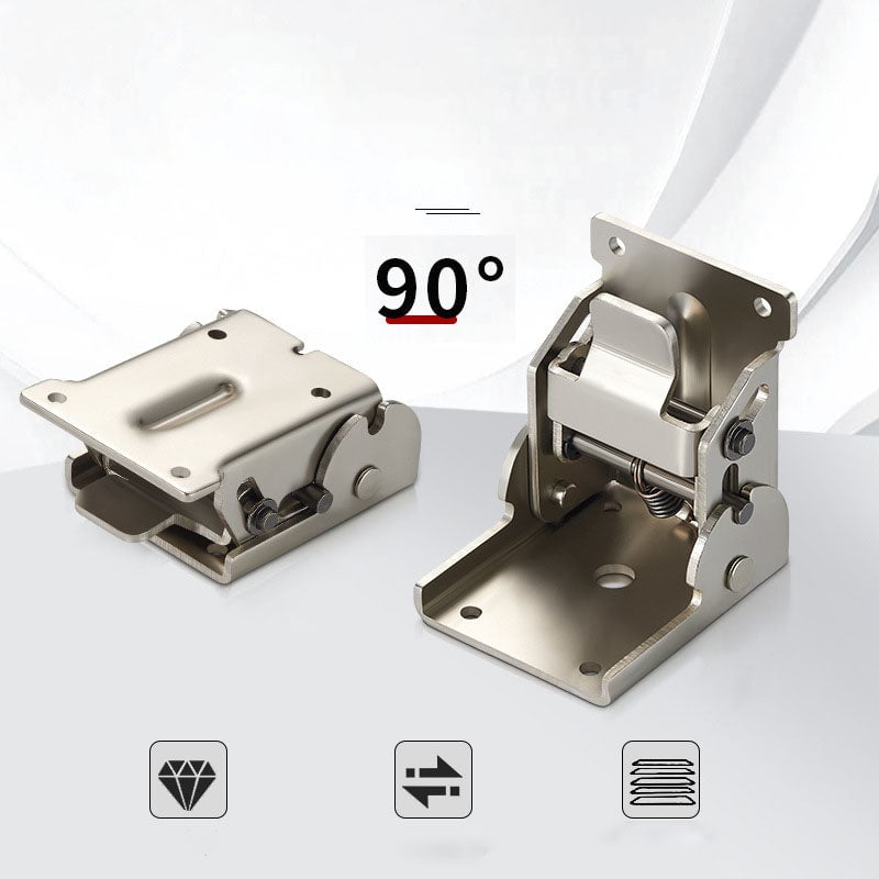 Bisagra plegable autolock de 90 grados, protección contra la corrosión, conector invisible | Brehn