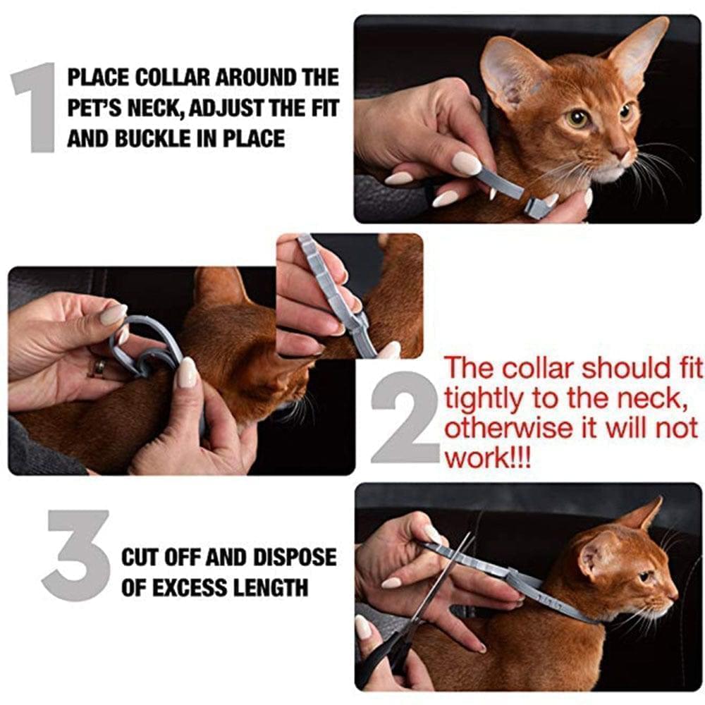 SafeGuard - Collar Antipulgas y Antitijeras para Perros y Gatos | 8 Meses de Protección
