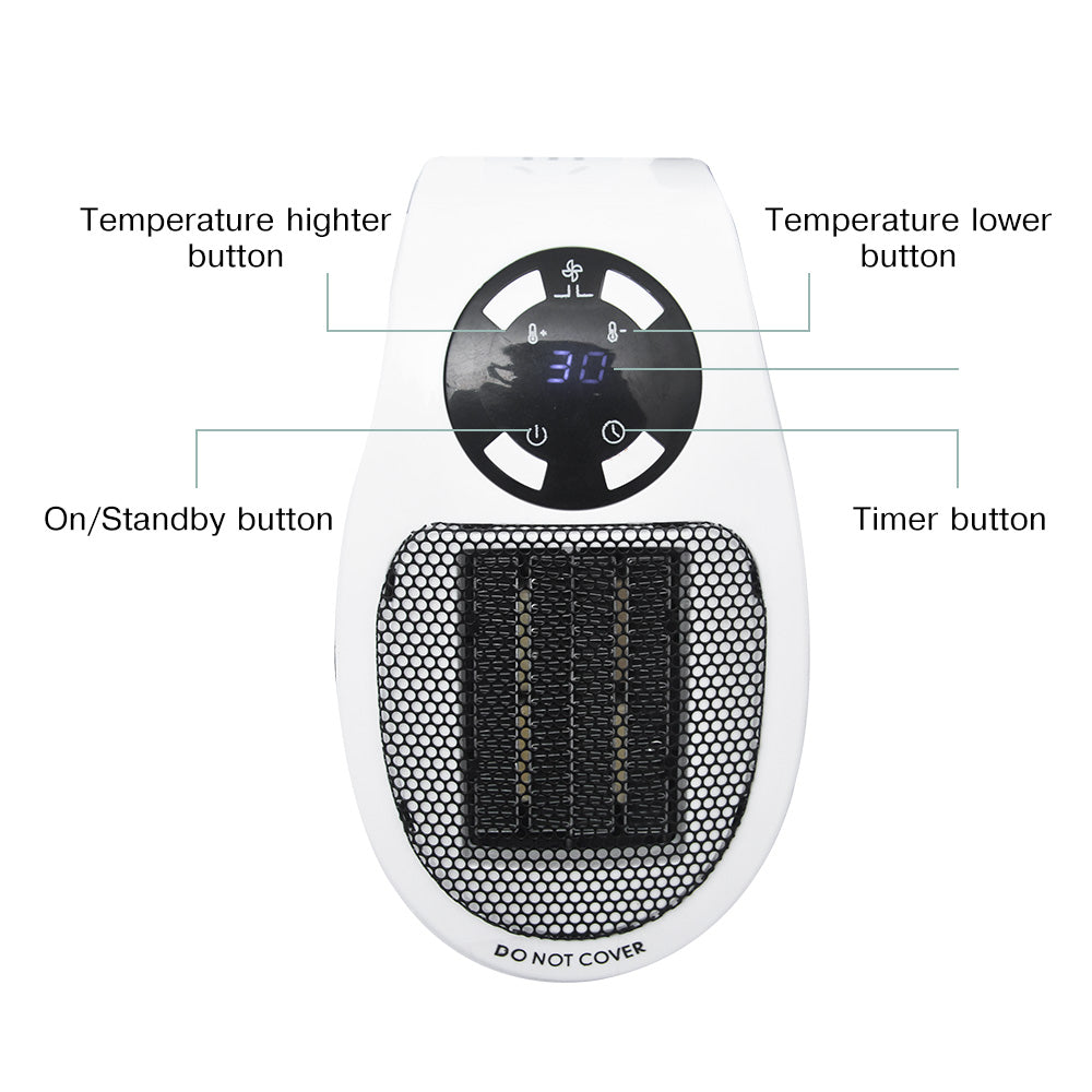 HeatWave – Calefactor eléctrico compacto con control remoto