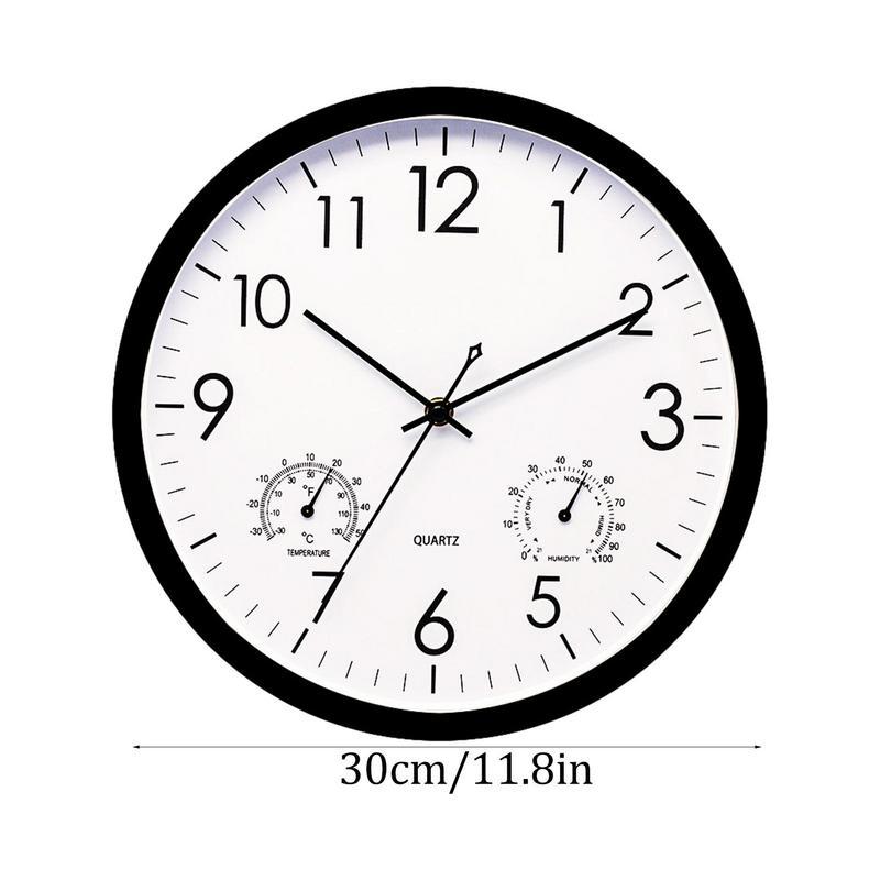 Reloj de Jardín con Temperatura y Humedad 30 cm