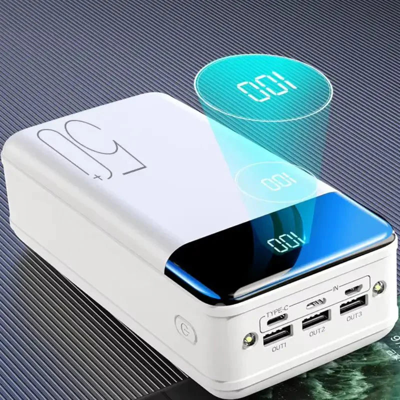 Batería Móvil de Ultra Capacidad 50K mAh