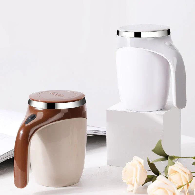 QuickStir - Taza auto-mezcladora sin esfuerzo para bebidas perfectamente mezcladas