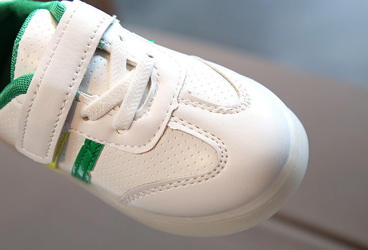 Zapatillas LED para niños con suela flexible