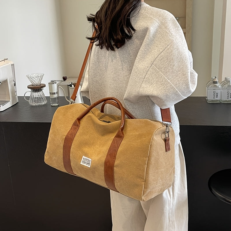 LUXIBAG - Bolsa de Viaje de Gran Capacidad con Estilo Vintage y Lavado, Organizador Multiusos
