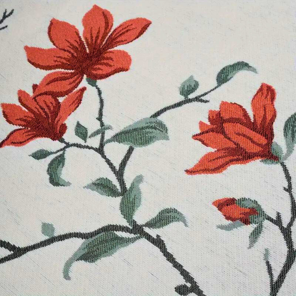 Funda de Sofá Chenille Floral Vintage