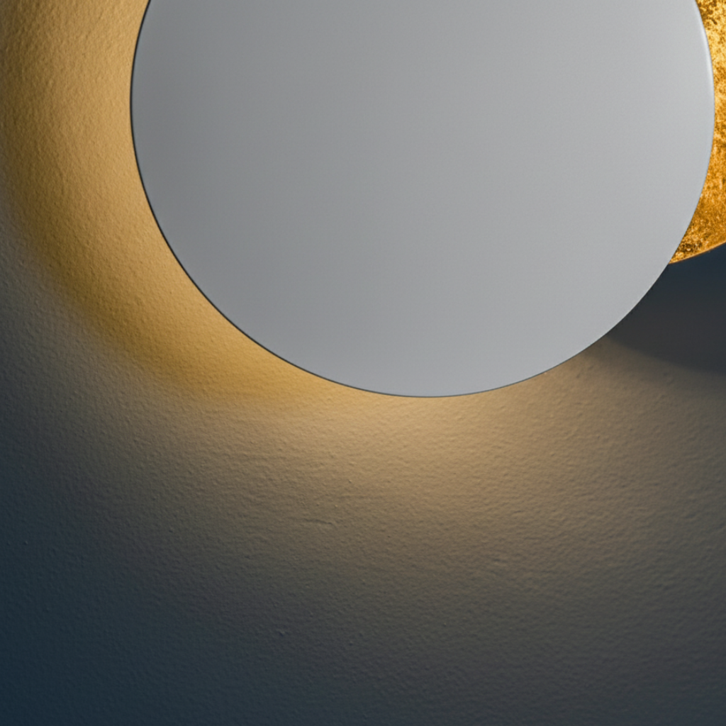 Aurelia Eclipse - Luz de Aplique LED Rotativa de 360° para Efectos Ambientales Elegantes