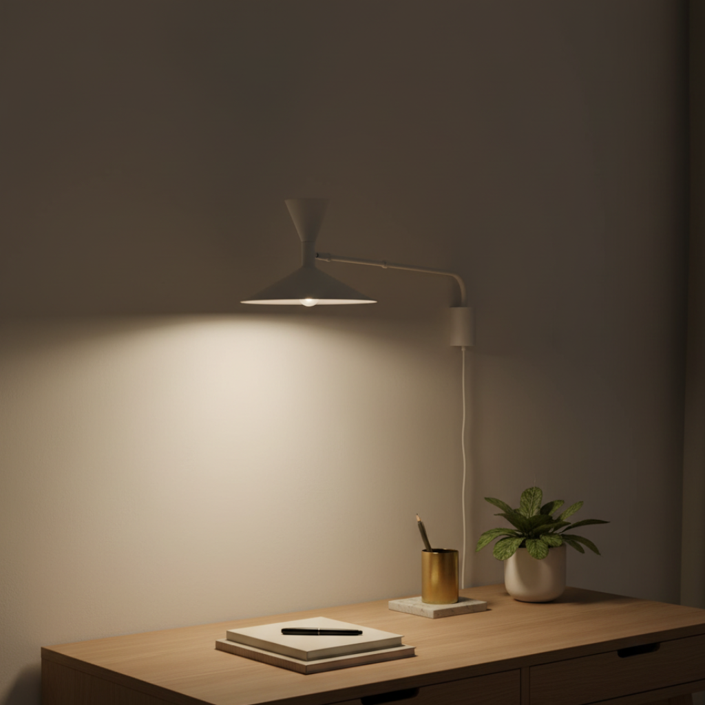 Orrin Vey - Aplique de Pared LED Minimalista con Iluminación Blanca Cálida