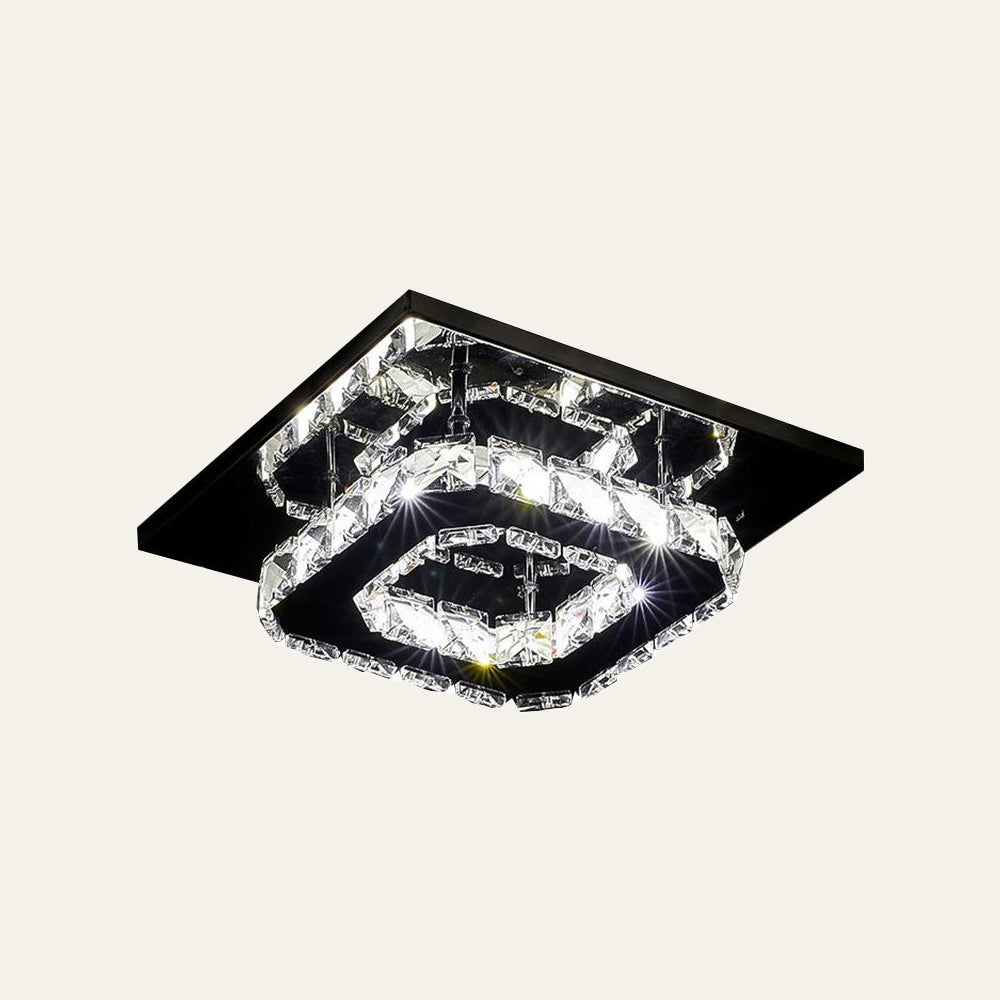 Lámpara de Techo Cristal LED Moderna