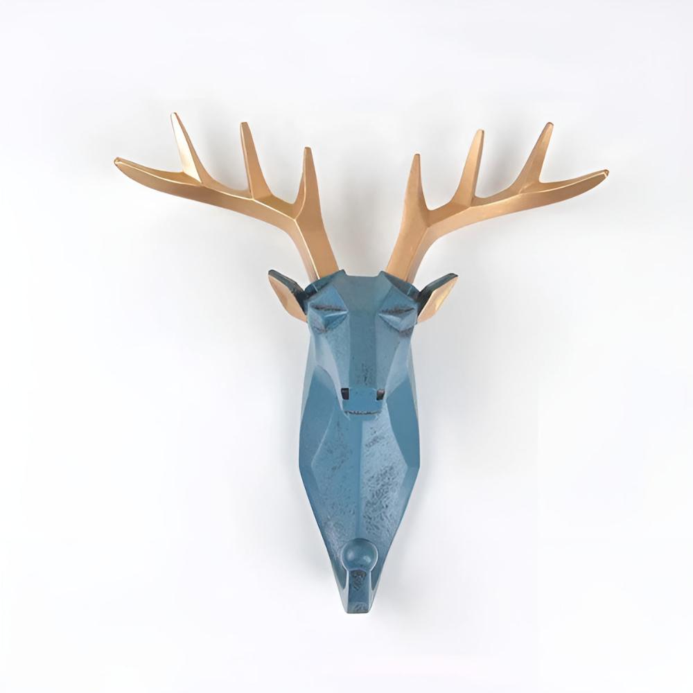 Soporte de Llaves de Pared con Cabeza de Animal