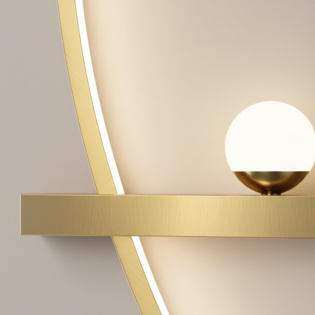 Luz de Pared LED Elegante – Aplique de Aluminio Moderno para Interiores del Hogar