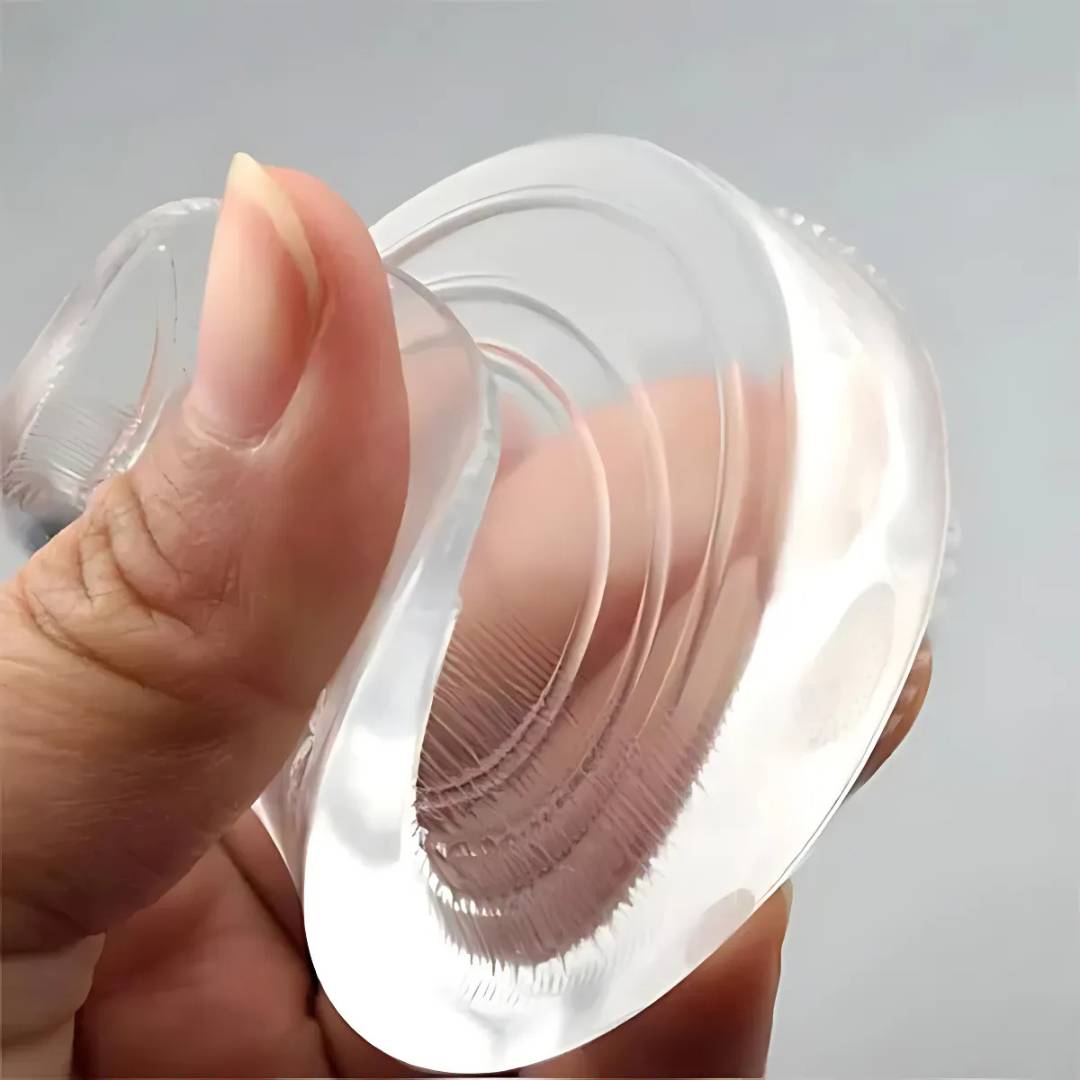 Insertos Elevadores de Talón de Gel de Silicona LiftComfort | Aumento de Altura - Alivio del Dolor para la Fascitis Plantar - Amortiguación de Impactos - Mejor Postura Kalsten