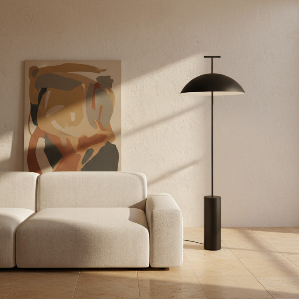 Eloria Beam - Lámpara de Pie Moderna para Salón con Elegante Diseño Escandinavo