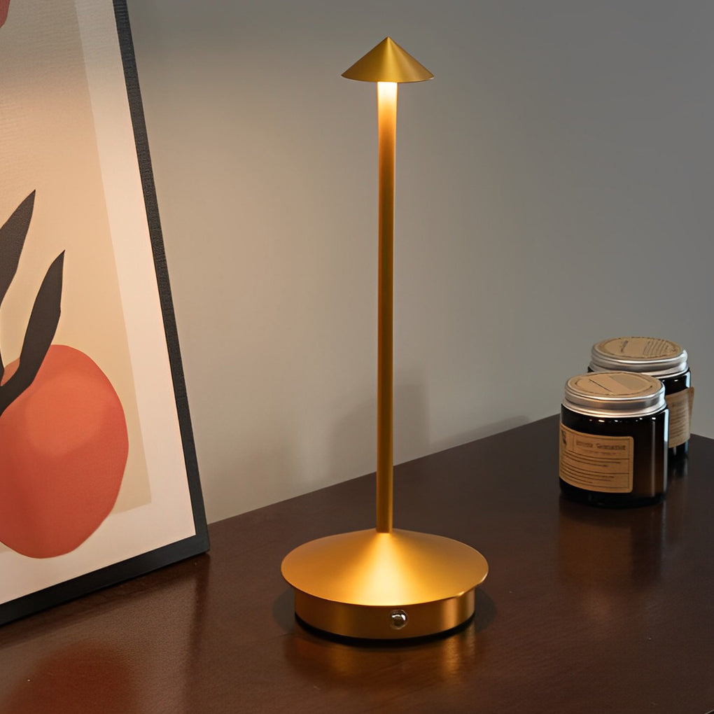 Pina Pro - Lámpara de Mesa USB Regulable y Estilosa
