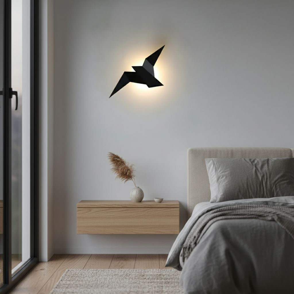 Akaru Origami Luz de Pared - Apliques LED Escultóricos con Diseño Japonés