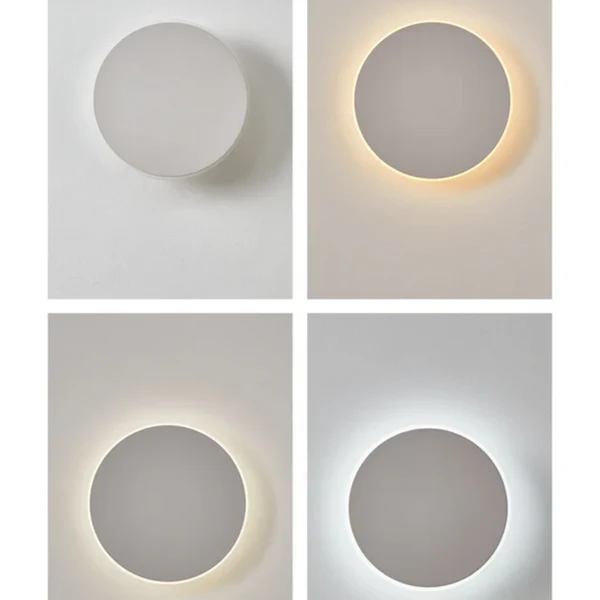 Solvian | Lámpara de pared LED redonda