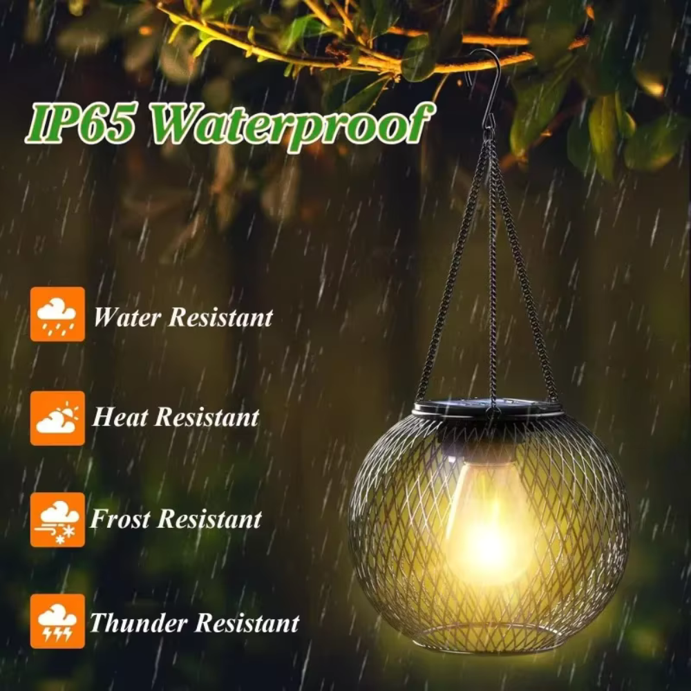 Faroles Solares para Exteriores | Iluminación Automática con Sensor de Crepúsculo para Patios y Jardines