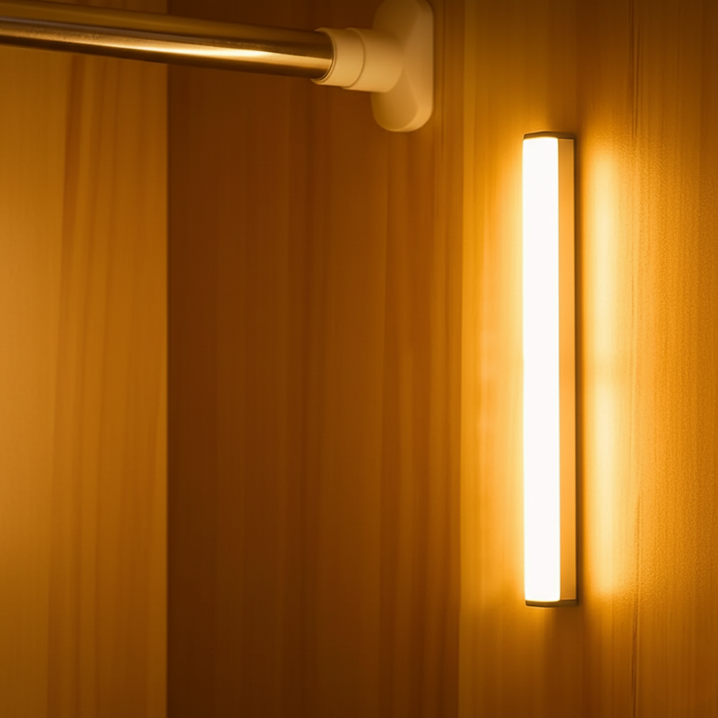 Luz Inteligente Activada por Movimiento para Iluminación LED de Pared y Bajo Gabinete
