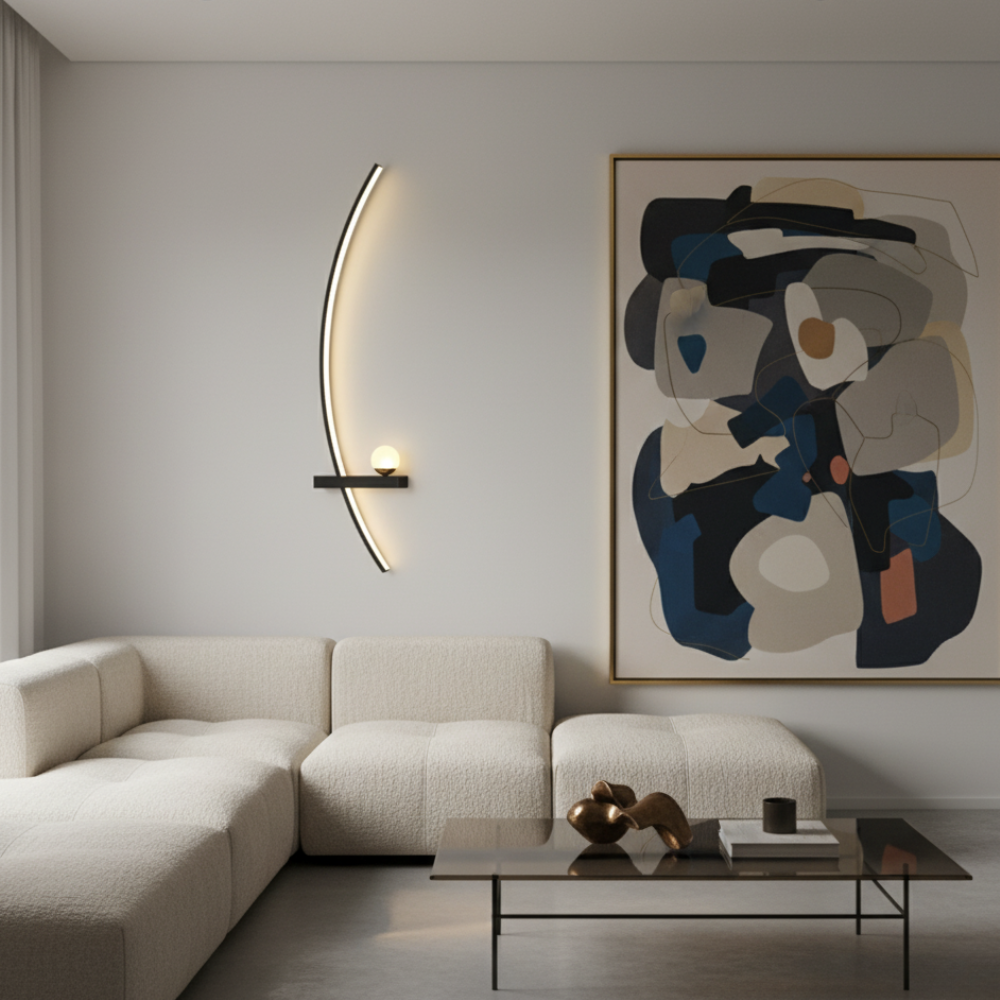 Luz de Pared LED Elegante – Aplique de Aluminio Moderno para Interiores del Hogar