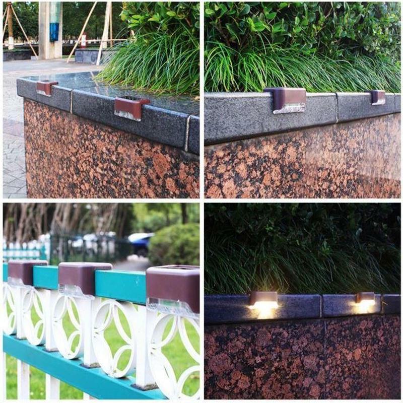 Luces Solares de Escalera Impermeables para Exterior (4 PCS) | Kalsten