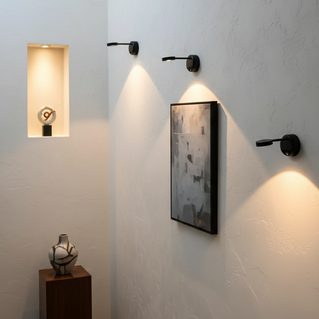 SenseSpot | Foco de Pared LED Inalámbrico Activado por Movimiento Moderno
