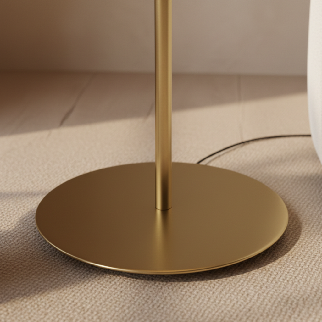 SylvaraTree | Lámpara de Mesa y de Suelo Moderna y Elegante en Dorado para Decoración de Salón