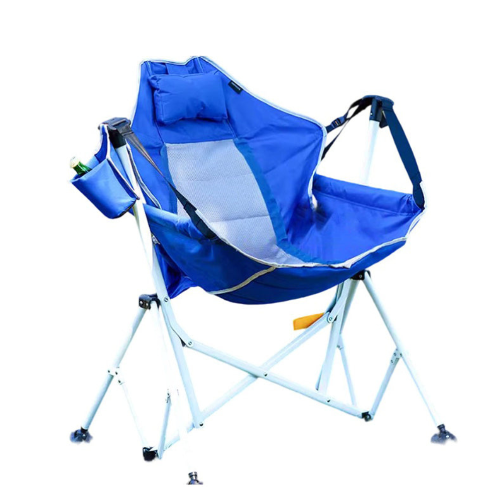 Silla de Camping Plegable Moderna Minimalista con Descansabrazos para Uso Exterior