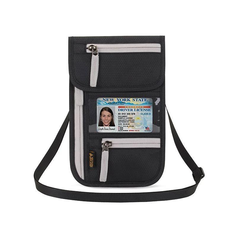 Billetera de viaje con bloqueo RFID