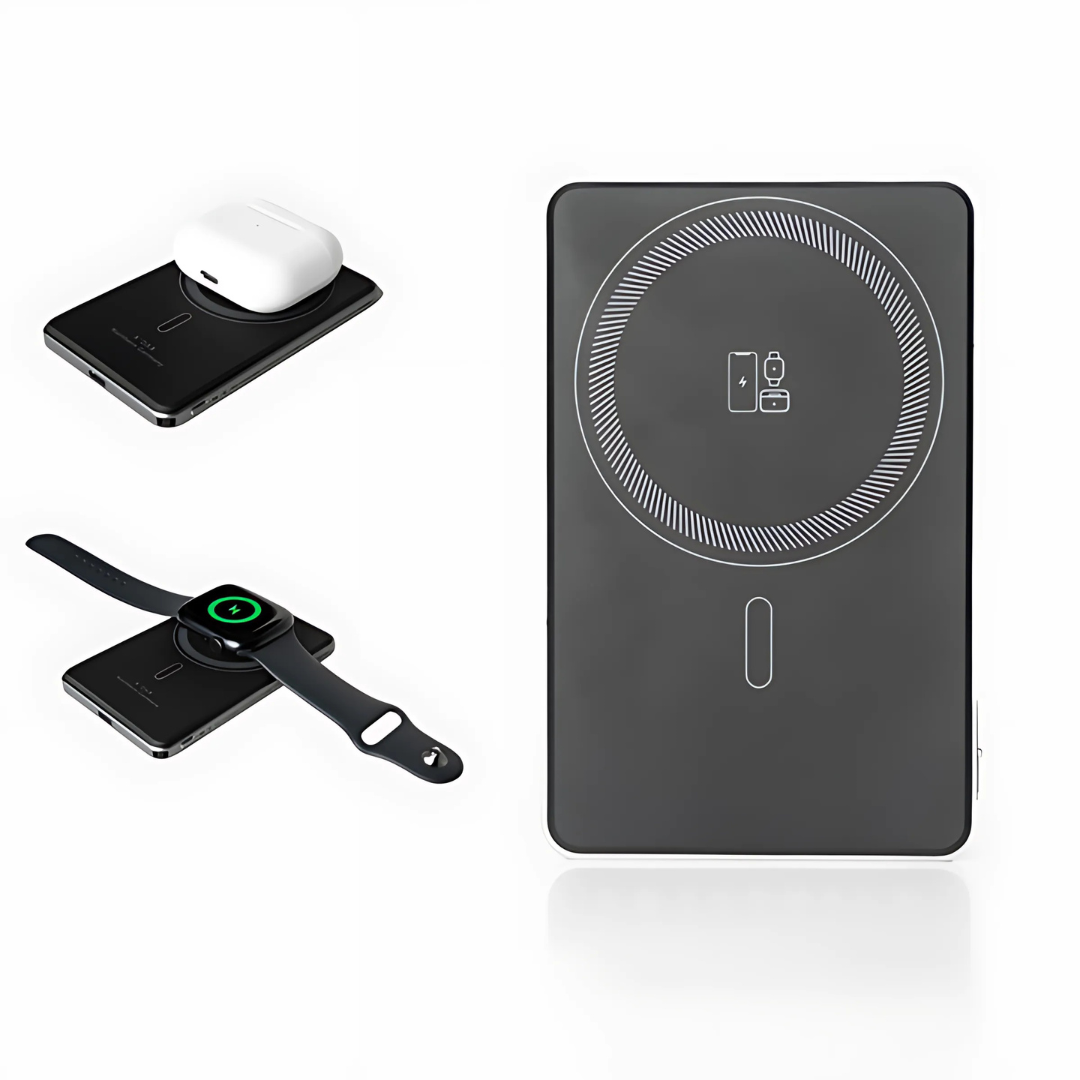 Powerbank magnético con pantalla