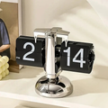 Reloj de Pared Retro Moderno - Elegante Reloj de Acero Inoxidable para Decoración del Hogar