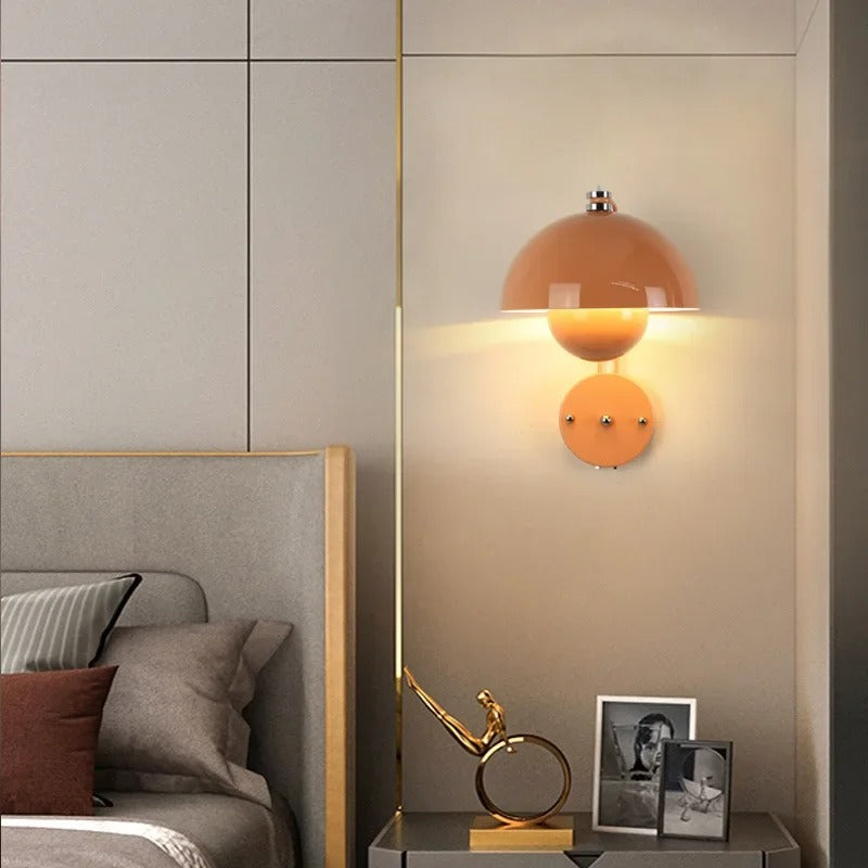 MushroomGlow - Lámpara de pared estilosa para una decoración encantadora
