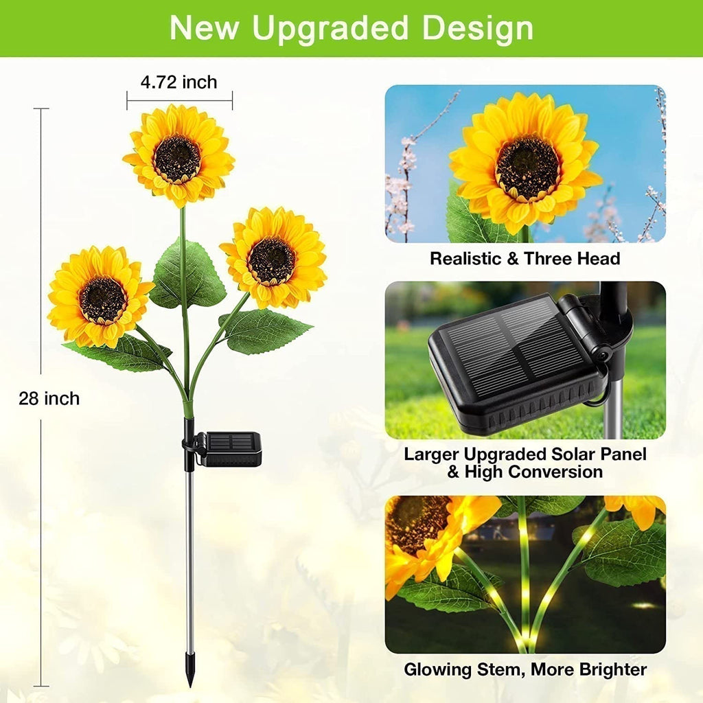 SunGlow — Lámparas de girasol solar | 50% DESCUENTO