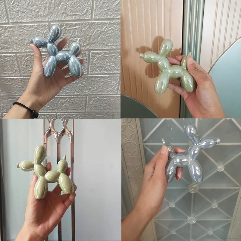 SculptureJoy - Decoración de perro de globo única para un toque elegante