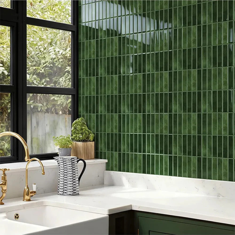 Azulejos adhesivos efecto 3D para cocina y baño