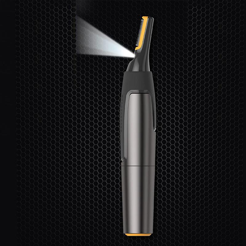 Cortadora de Precisión Ultrafina Profesional | Cuchillas de Acero Inoxidable de Titanio | Luz LED Integrada | Tecnología de Micro-Oscilación | Para Nariz, Oídos y Contornos