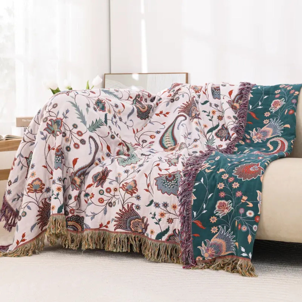 Manta Suave Reversible Vintage Liora