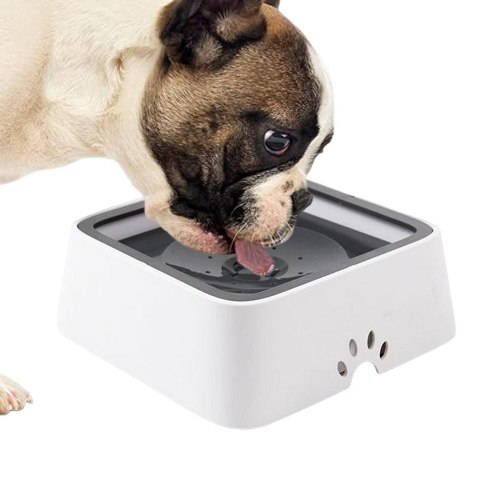 Cuenco de Agua para Perros de Gran Capacidad y Antidesbordamiento