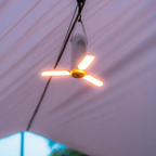 Lámpara Portátil Recargable para Exteriores - Iluminación Cálida de Múltiples Modos