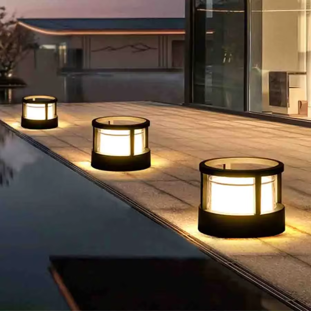 Luces LED Exteriores de Aluminio Impermeables | Iluminación Eficiente Energéticamente para Jardines o Patios