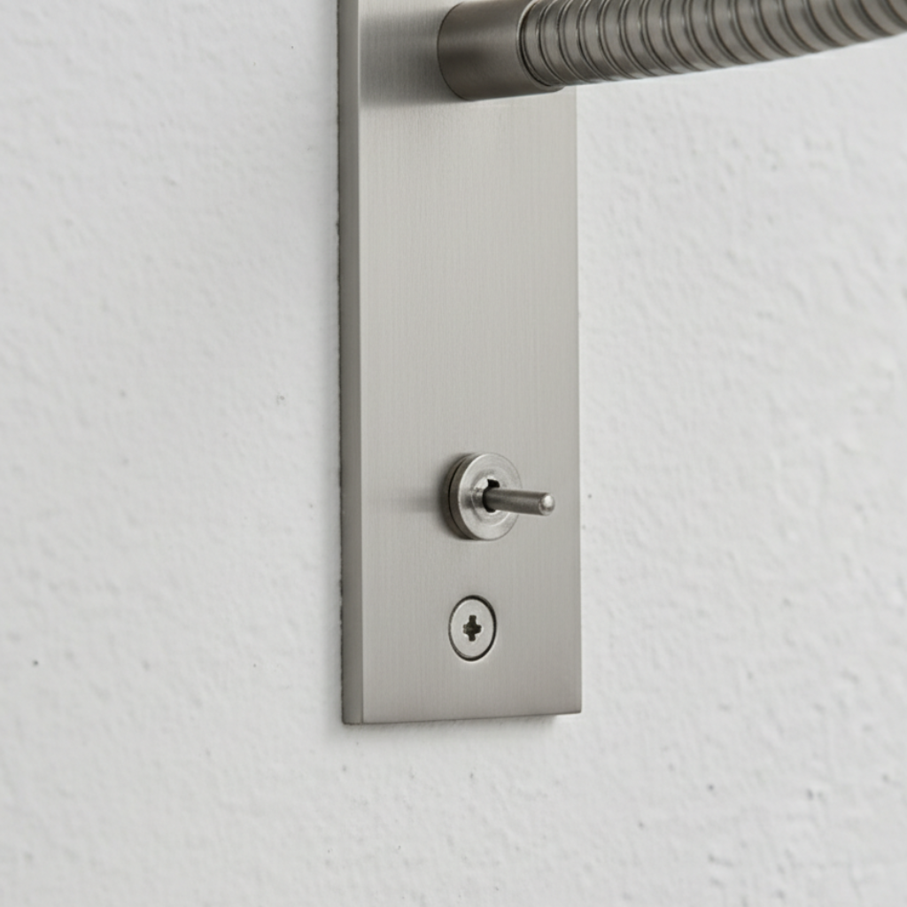 Aplique de Pared Minimalista - Focos de Lectura Ajustables en Metal Dorado/Plateado